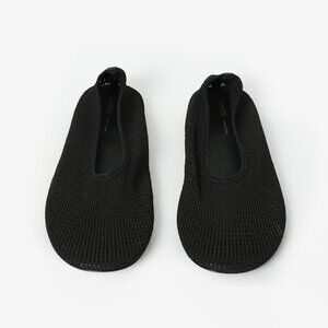 KHAITE 2024 The Maiden Mesh Black Ballet Flats Size 38 8